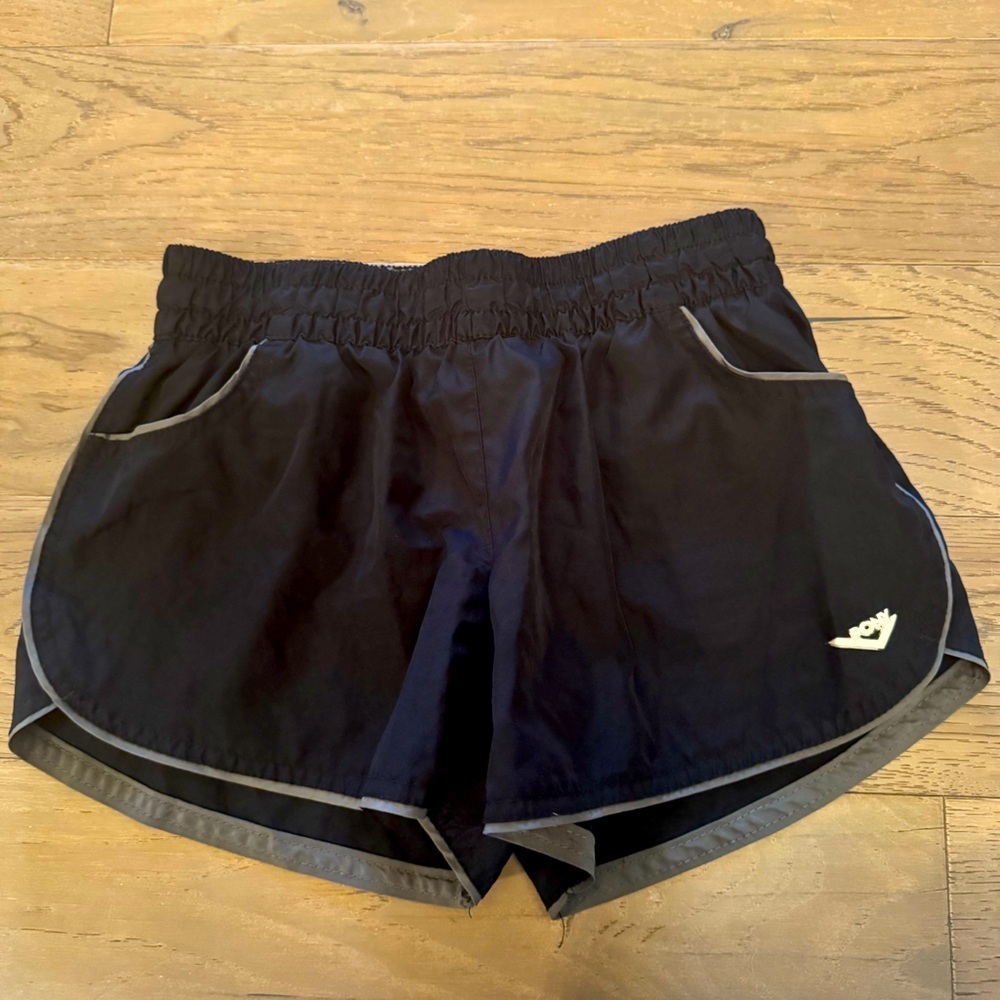 Women’s Pony black and gray workout shorts